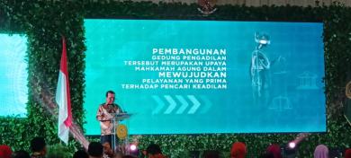Peresmian Operasional 13 Pengadilan Tingkat Banding yang baru
